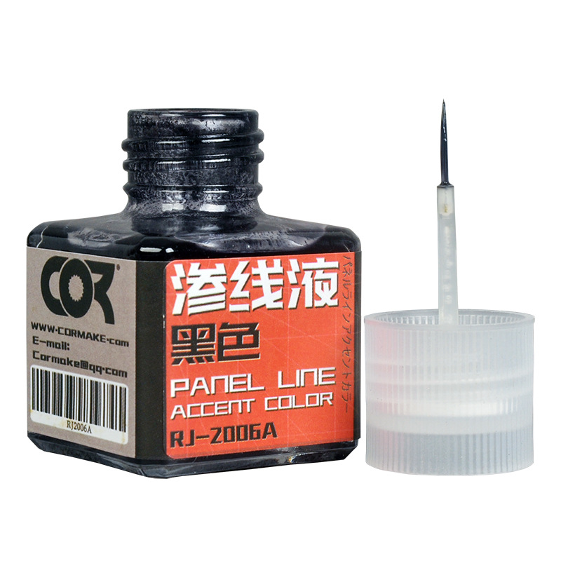 Tamiya Model Paint Set - 40ml Panel Line Accent Color Liquid