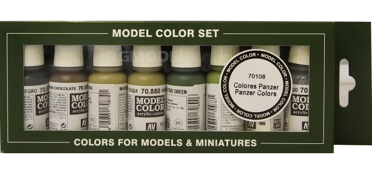 Vallejo AV 70108 environmental - đánh giá và giá Tamiya Model Paint Set