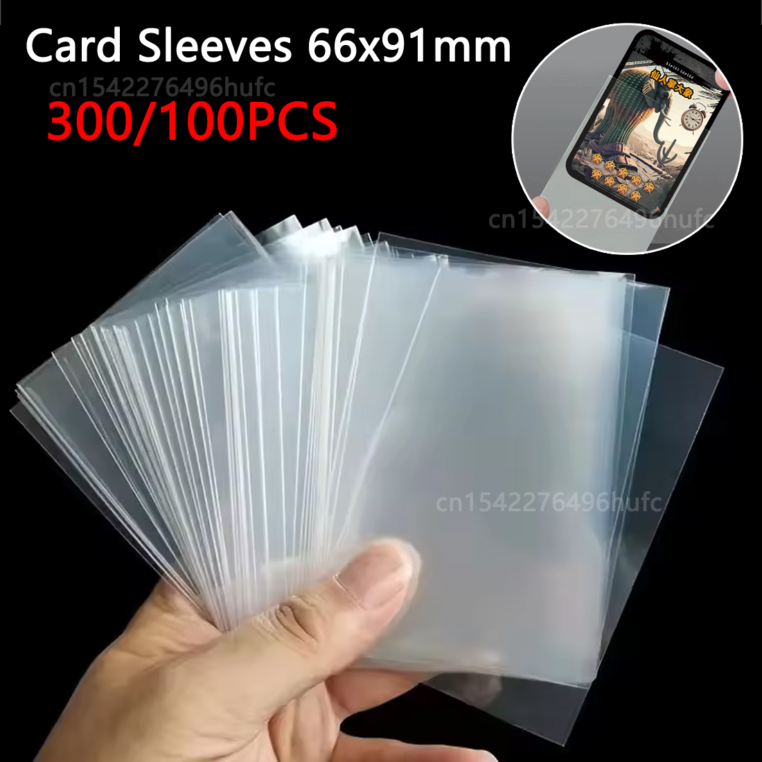 300/100Pcs 66*91mm Card Sleeve - đánh giá và giá Pokemon Binder Card