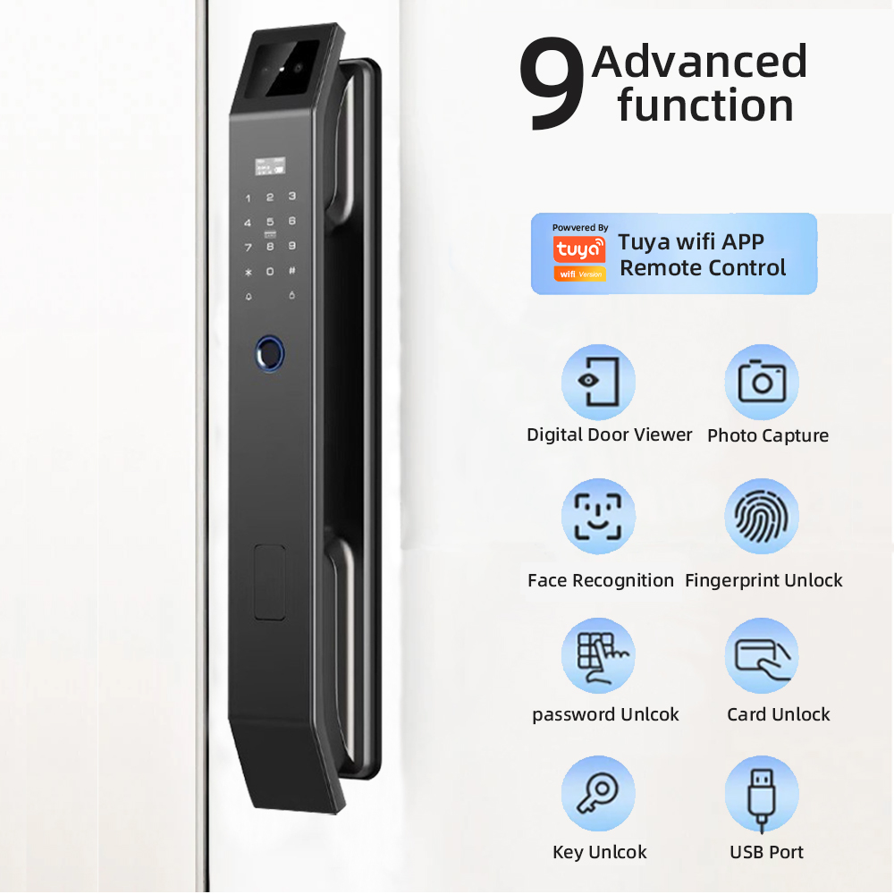 RAYKUBE DF14 Tuya WiFi 3D Face - đánh giá và giá Graded Card Display