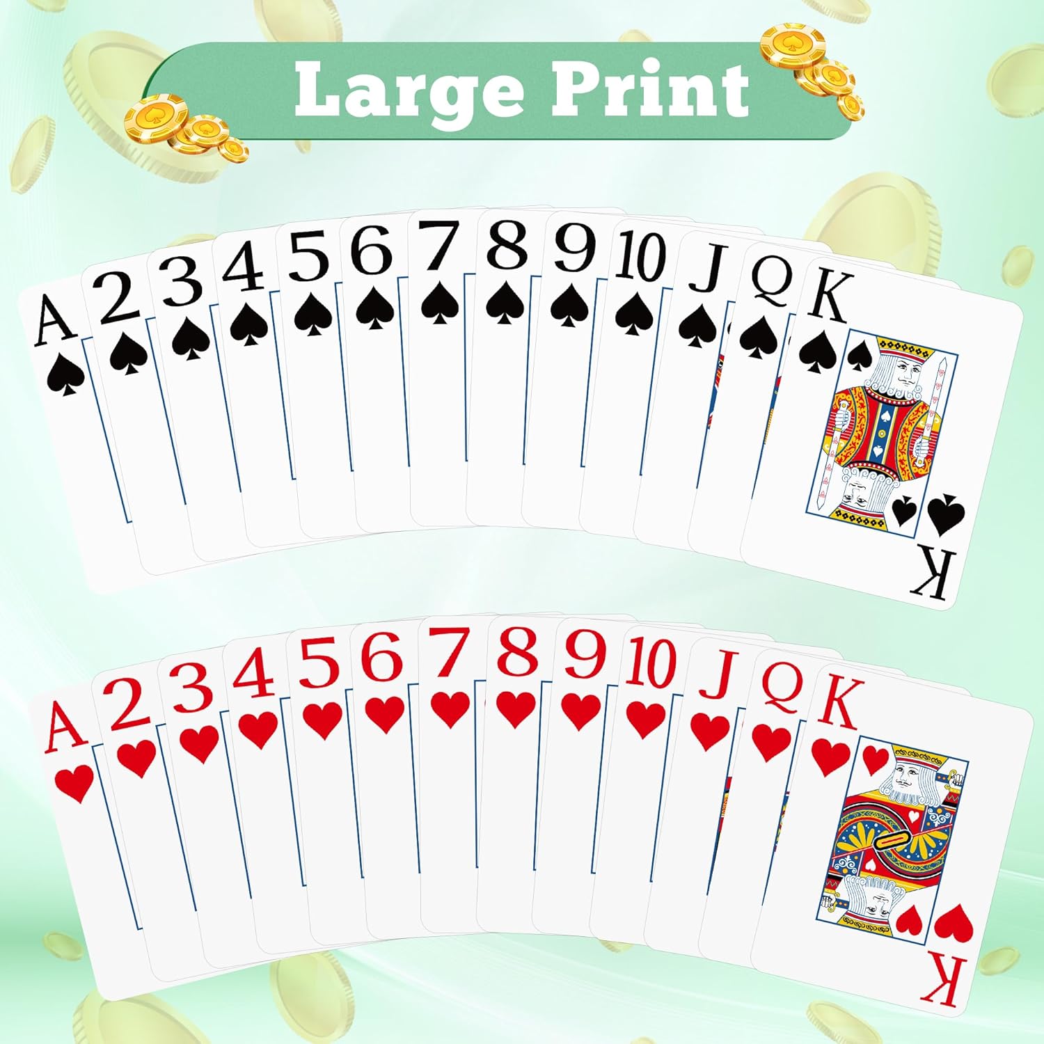 2 Pack Playing Cards | Large P - đánh giá và giá Graded Card Display