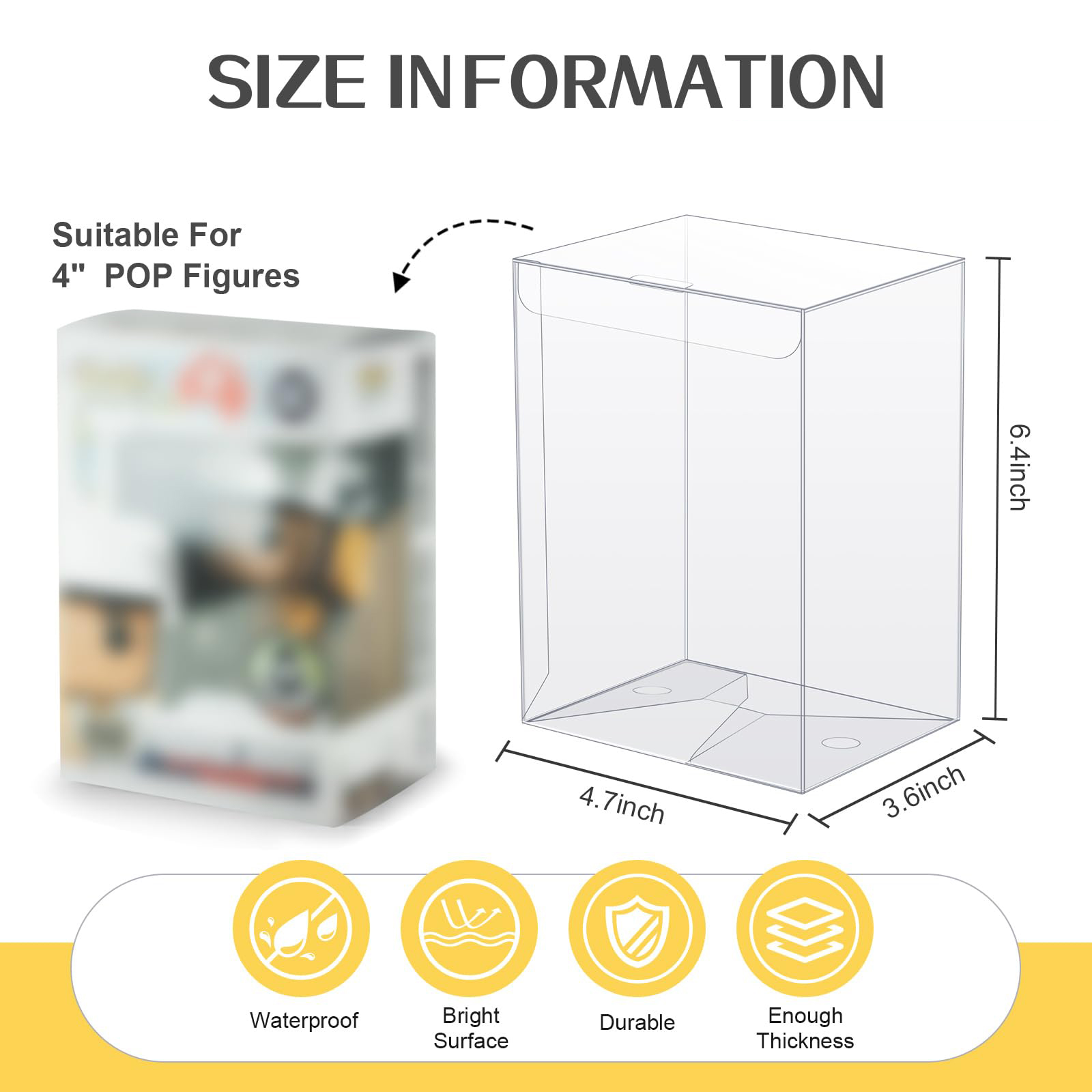 Clear Display Case Compatible  - đánh giá và giá Funko Pop Protector