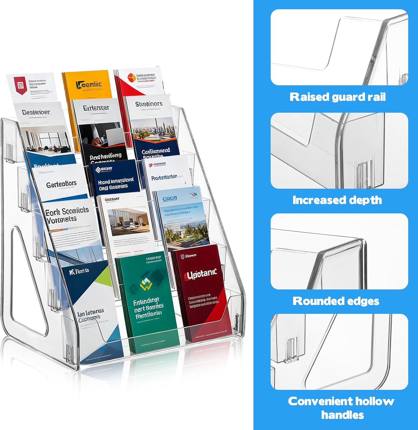 5-Tier Clear Acrylic Card Disp - đánh giá và giá Graded Card Display