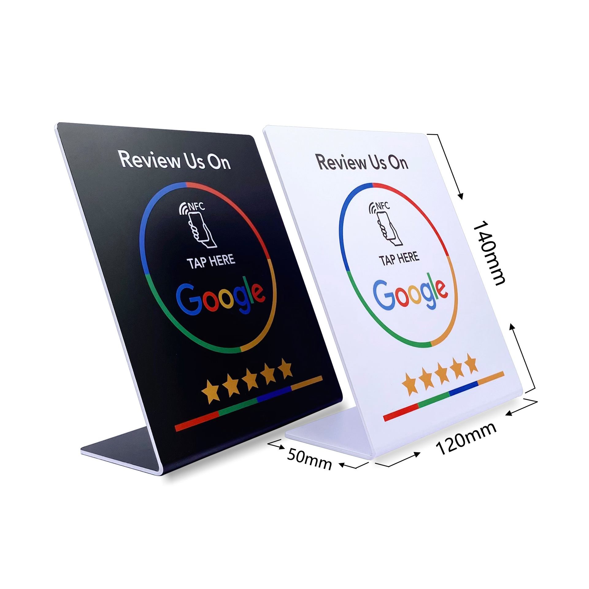 5YOA Google Review Card NFC st - đánh giá và giá Graded Card Display